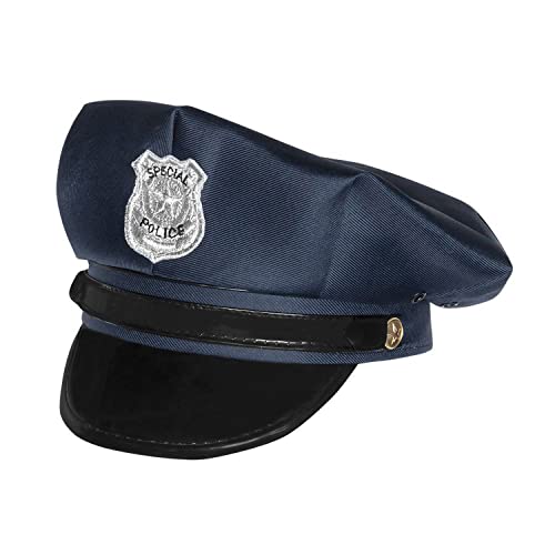 Boland 97053 - Kinder-Mütze Polizist, Kopfbedeckung, Hut, Polizei, Sheriff, Deputy, Kostüm-Zubehör, Verkleidung, Karneval, Mottoparty von Boland