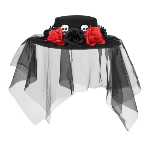 Boland 97089 - Hut Llorona mit Schleier für Kostüme, Halloween und Karneval, Dia de los Muertos, Todestag Mexiko Boland 97089 - Hut Llorona mit Schleier für Kostüme, Halloween und Karneval, Dia de los Muertos, Todestag Mexiko von Boland