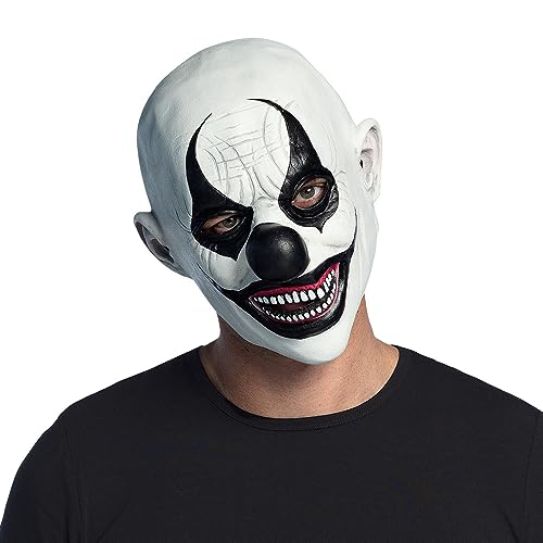 Boland - Horror Maske für Erwachsene aus Latex, Maske für Halloween und Karneval, Accessoire für Kostüme zur Mottoparty, Weiß von Boland