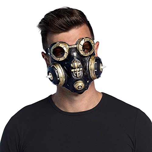 Boland 97596 - Gesichtsmaske Gas Master, Maske für Fasching und Halloween, Horror Maske, Kostüm Zubehör, Accessoire für den Karneval von Boland