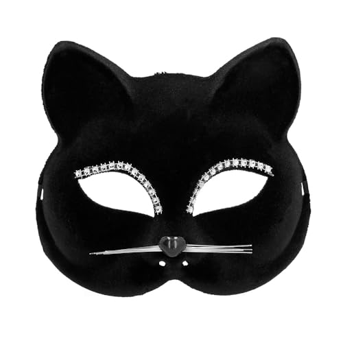 Boland - Augenmaske Katze, Tiermaske, Maske für Kostüme, Karneval, Mottoparty und Halloween Boland - Augenmaske Katze, Tiermaske, Maske für Kostüme, Karneval, Mottoparty und Halloween von Boland