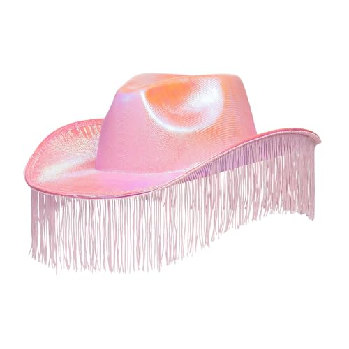 Boland - Cowboyhut Fabulous, Hut für Faschingskostüme, Karneval, Mottoparty, JGA und Western Kostüme, Rosa von Boland