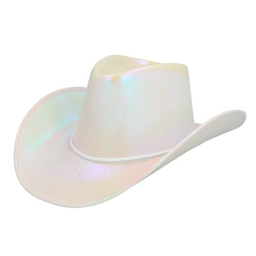 Boland - Cowboyhut Pearl, Hut für Faschingskostüme, Karneval, Mottoparty und JGA, Weiß Boland - Cowboyhut Pearl, Hut für Faschingskostüme, Karneval, Mottoparty und JGA, Weiß von Boland