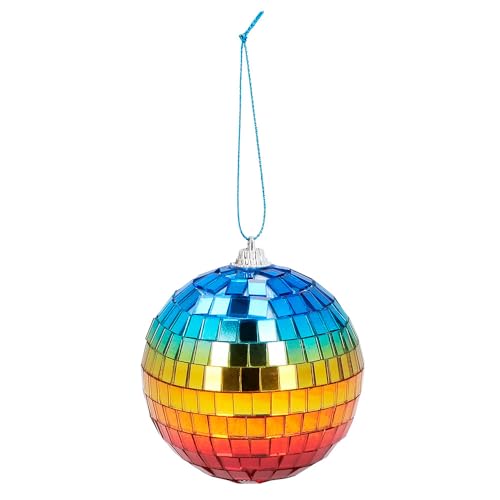 Boland - Discokugeln 6 Stück, glänzend, Durchmesser ca. 8 cm, Disco Fever, Partydekoration, Hängedeko, Dekoration für Partys oder Silvester von Boland