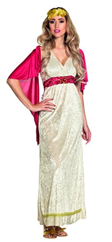 Boland - Erwachsenen-Kostüm Livia, verschiedene Größen, langes Kleid mit Gürtel und Haar-Kranz, römische Göttin, Rom, Ägypten, Karneval, Mottoparty von Boland
