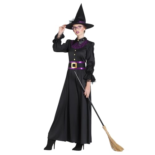 Boland - Erwachsenenkostüm Classy Witch, Kostüm für Erwachsene, Faschingskostüme, Halloween, Hexe, Märchenkostüm Boland - Erwachsenenkostüm Classy Witch, Kostüm für Erwachsene, Faschingskostüme, Halloween, Hexe, Märchenkostüm von Boland
