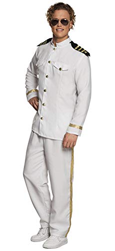 Boland - Kostüm Kapitän für Erwachsene, Set aus Hose und Jacke, Faschingskostüme Männer, Verkleidung für Karneval, JGA Boland - Kostüm Kapitän für Erwachsene, Set aus Hose und Jacke, Faschingskostüme Männer, Verkleidung für Karneval, JGA von Boland