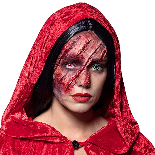 Boland - Farbige Motiv Kontaktlinsen, 2 Stück, Monatslinsen für 3 Monate, ohne Stärke, Halloween, Karneval von Boland