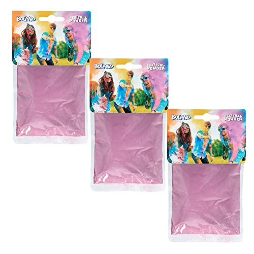 Boland - Festival Puder 3er Bundle, Holi Farb-Pulver im Set, Zubehör für CSD oder Mottoparty von Boland