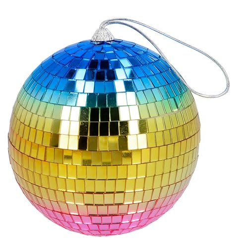 Boland - Glänzende Discokugel, Durchmesser ca. 15 cm, Disco Fever, Hängedeko, Dekoration für Party oder Silvester von Boland