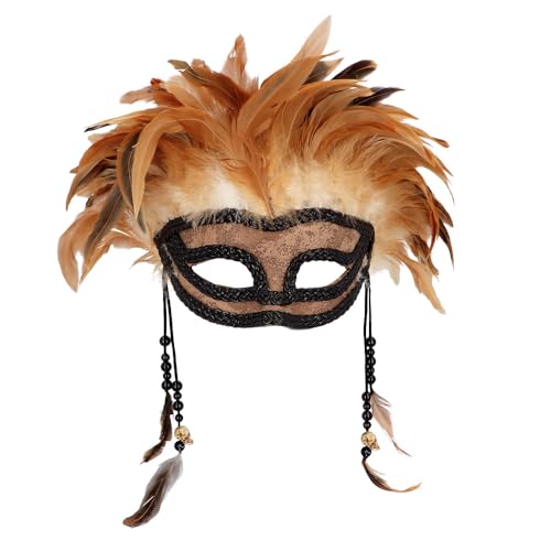 Boland - Halbmaske Voodoo, Horrormaske für Kostüme, Halloween und Karneval, Schamane, Wunderheiler Boland - Halbmaske Voodoo, Horrormaske für Kostüme, Halloween und Karneval, Schamane, Wunderheiler von Boland