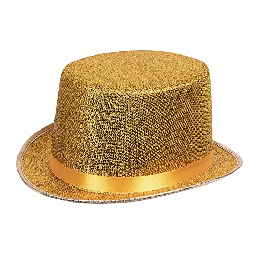 Boland - Hut, glänzender Zylinder, flache Hutkrempe, Karneval, Halloween, Fasching, Mottoparty, Kostüm, Accessoire, Theater, Verkleidung Boland - Hut, glänzender Zylinder, flache Hutkrempe, Karneval, Halloween, Fasching, Mottoparty, Kostüm, Accessoire, Theater, Verkleidung von Boland