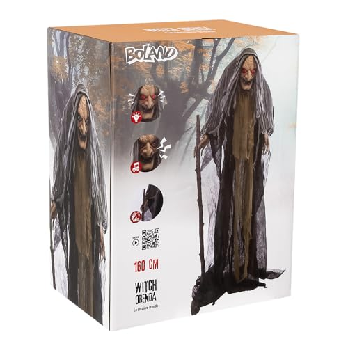 Boland - Interaktive Dekoration für Halloween, Partydeko, Horror Deko für Mottoparty und Karneval von Boland