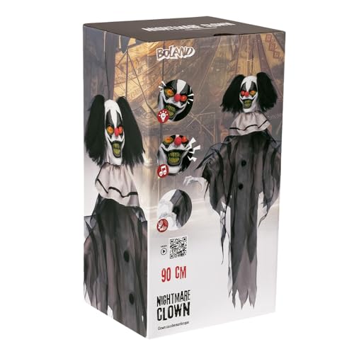 Boland - Interaktive Hängedekoration für Halloween, Partydeko, Horror Dekoration, Deko für Mottoparty und Karneval von Boland