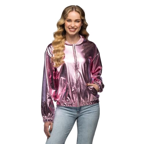 Boland - Jacke Rave im Metallic Look, Kostüm für Damen und Herren im Retro Style, Gruppenkostüm für Mottoparty oder Karneval Boland - Jacke Rave im Metallic Look, Kostüm für Damen und Herren im Retro Style, Gruppenkostüm für Mottoparty oder Karneval von Boland