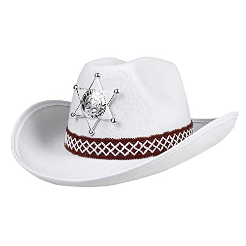Boland - Kinderhut Sheriff junior, silberner Stern, Hutkordel, Cowboy, Karneval, Fasching, Halloween, Mottoparty, Verkleidung, Theater Boland - Kinderhut Sheriff junior, silberner Stern, Hutkordel, Cowboy, Karneval, Fasching, Halloween, Mottoparty, Verkleidung, Theater von Boland