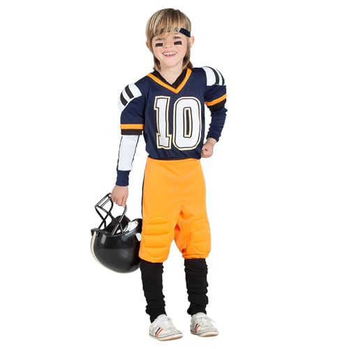 Boland - Kinderkostüm American Football, 6-teilig, Faschingskostüm für Mottoparty, Halloween oder Karneval, Superbowl von Boland