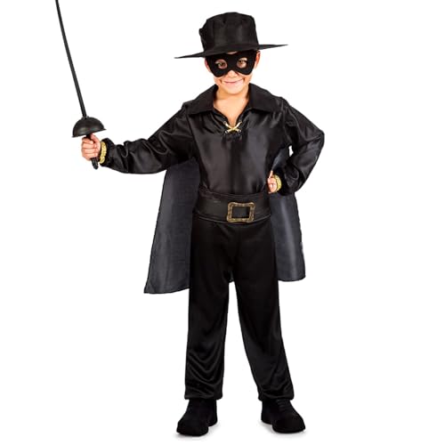 Boland - Kinderkostüm Don Diego 5-teilig, Faschingskostüm für Mottoparty oder Karneval, Rächer der Armen, 7-9 Jahre von Boland