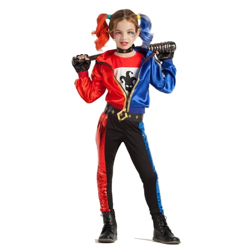 Boland - Kinderkostüm Jester Fatale, Faschingskostüm, Kostümset für Halloween, Karneval und Mottoparty, 5-6 Jahre von Boland