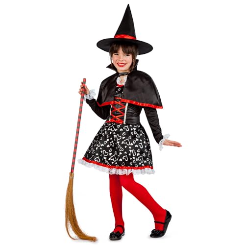 Boland - Kinderkostüm Lovely Witch, Faschingskostüm Hexe, Kostümset für Halloween, Karneval und Mottoparty von Boland
