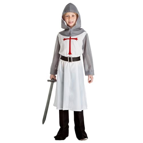 Boland - Kinderkostüm Mittelalter Ritter 5-teilig, Faschingskostüm für Mottoparty oder Karneval, Märchenkostüm Boland - Kinderkostüm Mittelalter Ritter 5-teilig, Faschingskostüm für Mottoparty oder Karneval, Märchenkostüm von Boland