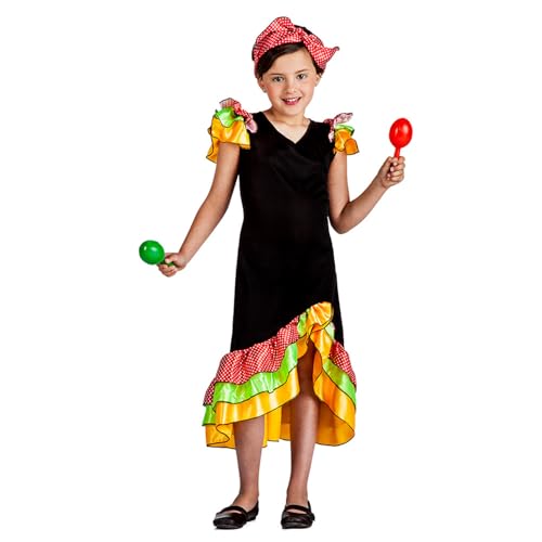 Boland - Kinderkostüm Spanische Tänzerin 2-teilig, Faschingskostüm für Mottoparty oder Karneval, Spanierin Boland - Kinderkostüm Spanische Tänzerin 2-teilig, Faschingskostüm für Mottoparty oder Karneval, Spanierin von Boland