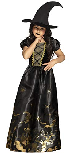 Boland - Kostüm für Kinder Grusel Hexe, Kleid und Hut für Märchen Kostüme, Faschingskostüme für Kinder, Halloween Kostüm von Boland