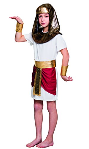 Boland - Kostüm für Kinder Tutanchamun, Ägypten, Gott, Kostümparty, Mottoparty, Karneval, 4-6 Jährige, Weiß Boland - Kostüm für Kinder Tutanchamun, Ägypten, Gott, Kostümparty, Mottoparty, Karneval, 4-6 Jährige, Weiß von Boland