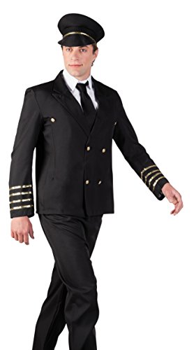 Boland Kostüm 83585 - Pilot, schwarz von Boland