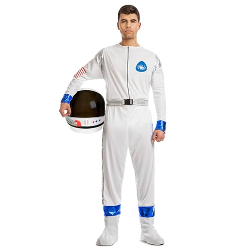 Boland - Kostüm Astronaut für Herren, 4-teilig, Faschingskostüm für Mottoparty, Halloween oder Karneval, Raumanzug, Space Boy Boland - Kostüm Astronaut für Herren, 4-teilig, Faschingskostüm für Mottoparty, Halloween oder Karneval, Raumanzug, Space Boy von Boland