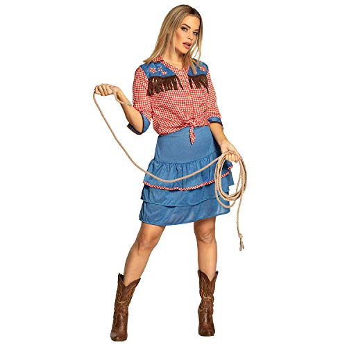 Boland 84506 Erwachsenenkostüm Cowgirl Jessie, Damen, Mehrfarbig, 36-38 von Boland