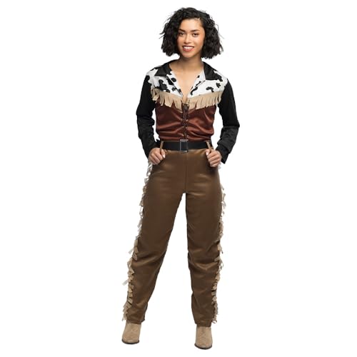 Boland - Kostüm Cowgirl für Damen, 3-teilig, Faschingskostüm für Mottoparty, Halloween oder Karneval, Wilder Westen, Cowboy Boland - Kostüm Cowgirl für Damen, 3-teilig, Faschingskostüm für Mottoparty, Halloween oder Karneval, Wilder Westen, Cowboy von Boland