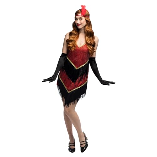 Boland - Kostüm Flapper für Erwachsene, Charleston Kleid für Karneval, Mottoparty und Cosplay, Faschingskostüme Damen von Boland