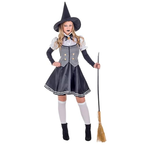 Boland - Kostüm Hexe für Erwachsene, Faschingskostüm, Kostümset für Halloween, Karneval und Mottoparty von Boland