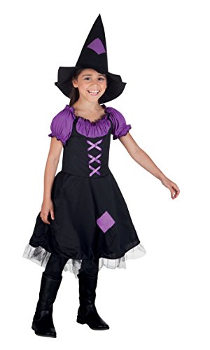 Boland - Kostüm Imperial Hexe für Kinder, Kleid und Hut, Kostüm für Mädchen, Karneval, Halloween, Mottoparty von Boland
