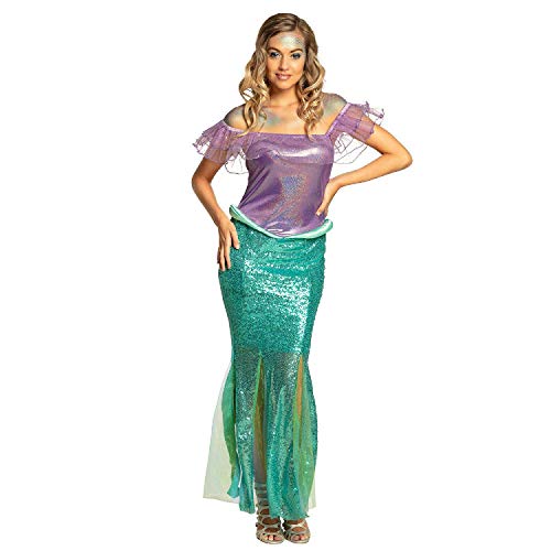 Boland - Kostüm Mermaid Princess, langes Kleid, für Damen, Meerjungfrau, Nixe, Unterwasserwelt, Verkleidung, Mottoparty, Karneval Boland - Kostüm Mermaid Princess, langes Kleid, für Damen, Meerjungfrau, Nixe, Unterwasserwelt, Verkleidung, Mottoparty, Karneval von Boland