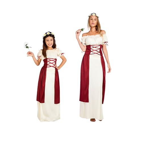 Boland - Kostüm Mittelalter Burgfräulein, Faschingskostüm für Mottoparty oder Karneval, Kleid für Märchenkostüm Boland - Kostüm Mittelalter Burgfräulein, Faschingskostüm für Mottoparty oder Karneval, Kleid für Märchenkostüm von Boland