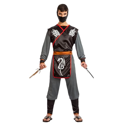 Boland - Kostüm Ninja für Erwachsene, 5-teilig, Faschingskostüm für Mottoparty, Halloween oder Karneval, Kämpfer Boland - Kostüm Ninja für Erwachsene, 5-teilig, Faschingskostüm für Mottoparty, Halloween oder Karneval, Kämpfer von Boland