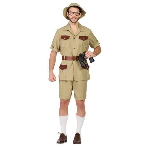 Boland - Kostüm Safari Ranger für Erwachsene 4-teilig, Faschingskostüm für Mottoparty oder Karneval, Tierpfleger Boland - Kostüm Safari Ranger für Erwachsene 4-teilig, Faschingskostüm für Mottoparty oder Karneval, Tierpfleger von Boland