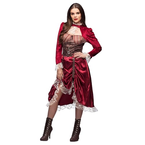 Boland - Kostüm Steampunk Almira für Erwachsene, Kleid für Karneval, Mottoparty und Cosplay, Faschingskostüme Damen Boland - Kostüm Steampunk Almira für Erwachsene, Kleid für Karneval, Mottoparty und Cosplay, Faschingskostüme Damen von Boland