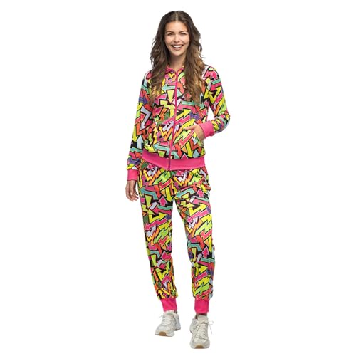 Boland - Kostüm Trainingsanzug Street Art, 80er Jahre Outfit, Jogginganzug für Karneval und Mottoparty, Bad Taste Outfit, Faschingskostüme Boland - Kostüm Trainingsanzug Street Art, 80er Jahre Outfit, Jogginganzug für Karneval und Mottoparty, Bad Taste Outfit, Faschingskostüme von Boland