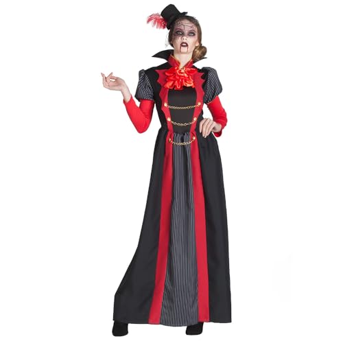Boland - Kostüm Vampir Lady für Erwachsene, Faschingskostüm, Kostümset für Halloween, Karneval und Mottoparty von Boland