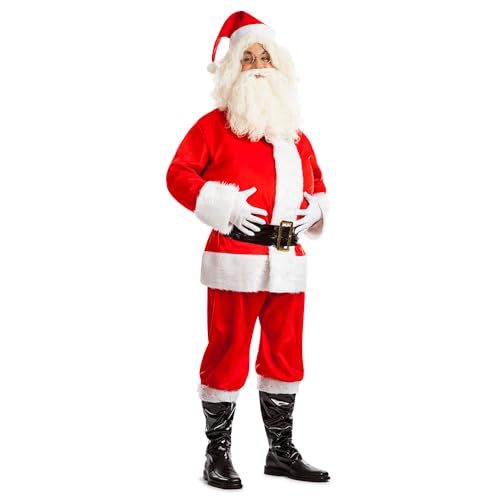 Boland - Costume da Babbo Natale per adulti, 6 pezzi, costume in maschera per Babbo Natale, Natale o carnevale Boland - Costume da Babbo Natale per adulti, 6 pezzi, costume in maschera per Babbo Natale, Natale o carnevale von Boland