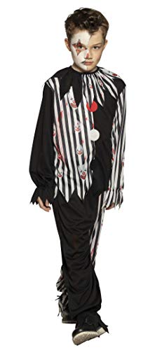 Boland - Kostüm für Kinder Blutiger Clown, Hose, Oberteil mit Kragen, Horror-Clown, Verkleidung, Karneval, Mottoparty, Halloween Boland - Kostüm für Kinder Blutiger Clown, Hose, Oberteil mit Kragen, Horror-Clown, Verkleidung, Karneval, Mottoparty, Halloween von Boland