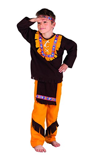 Boland - Kostüm für Kinder Indianer Little Chief, Wilder Westen, Cowboy, Stirnband, Karneval, Fasching, Mottoparty, Verkleidung, Theater von Boland