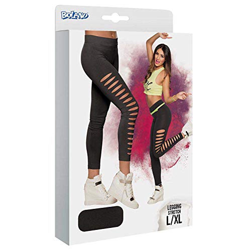 Boland - Leggings Gaps, mit Cutouts und Stretch-Anteil, 80er-Jahre-Kostüm, Karneval, Themenparty, Mottoparty Boland - Leggings Gaps, mit Cutouts und Stretch-Anteil, 80er-Jahre-Kostüm, Karneval, Themenparty, Mottoparty von Boland