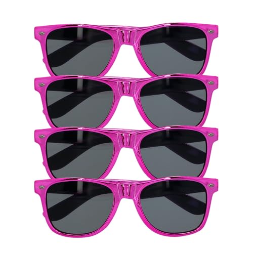 Boland - Metallic Partybrille im 4er Set für Erwachsene, Accessoire für Festival, Karneval, Kostüme oder Mottoparty Boland - Metallic Partybrille im 4er Set für Erwachsene, Accessoire für Festival, Karneval, Kostüme oder Mottoparty von Boland