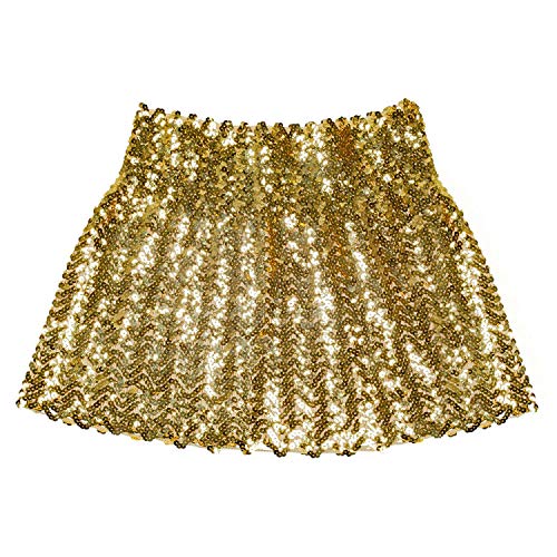 Boland - Mini Rock mit Pailletten, Einheitsgröße für Erwachsene, dehnbarer Gummibund, Disco, Kostüm, Karneval, Mottoparty Boland - Mini Rock mit Pailletten, Einheitsgröße für Erwachsene, dehnbarer Gummibund, Disco, Kostüm, Karneval, Mottoparty von Boland