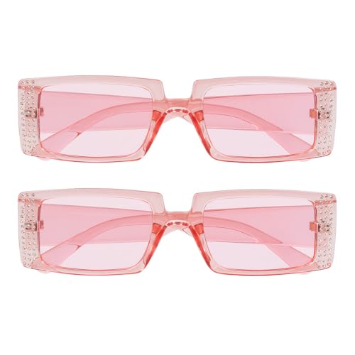 Boland - Partybrille Escape, 2 Stück für Erwachsene, Brille ohne Sehstärke für Festival, Karneval, Kostüme oder Mottoparty Boland - Partybrille Escape, 2 Stück für Erwachsene, Brille ohne Sehstärke für Festival, Karneval, Kostüme oder Mottoparty von Boland