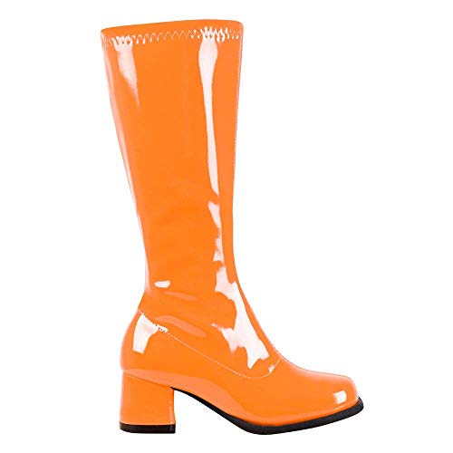 Boland - Retro Stiefel für Kinder, Neon Orange, Lackstiefel mit hohem Schaft, Disco Schuhe, Faschingskostüme Kinder, Karneval Boland - Retro Stiefel für Kinder, Neon Orange, Lackstiefel mit hohem Schaft, Disco Schuhe, Faschingskostüme Kinder, Karneval von Boland